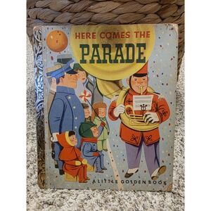 Little Golden Book 1st ed Richard ScarryVintage 1951 Here Comes The Parade #143